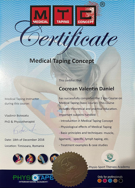 diploma Medical Taping Concept